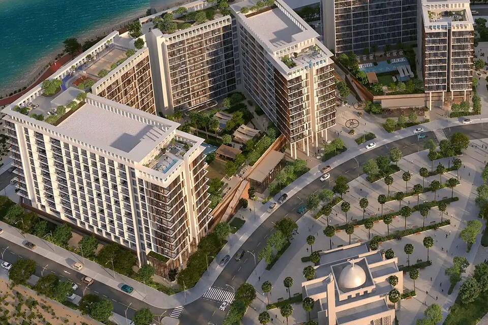 Modern architecture with Arabian elements